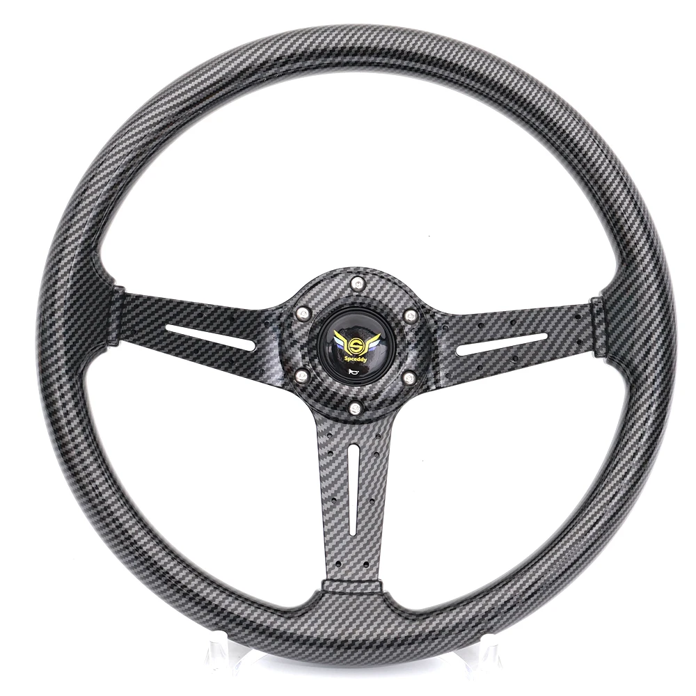 Volante Spceddy MCX detalle carbono