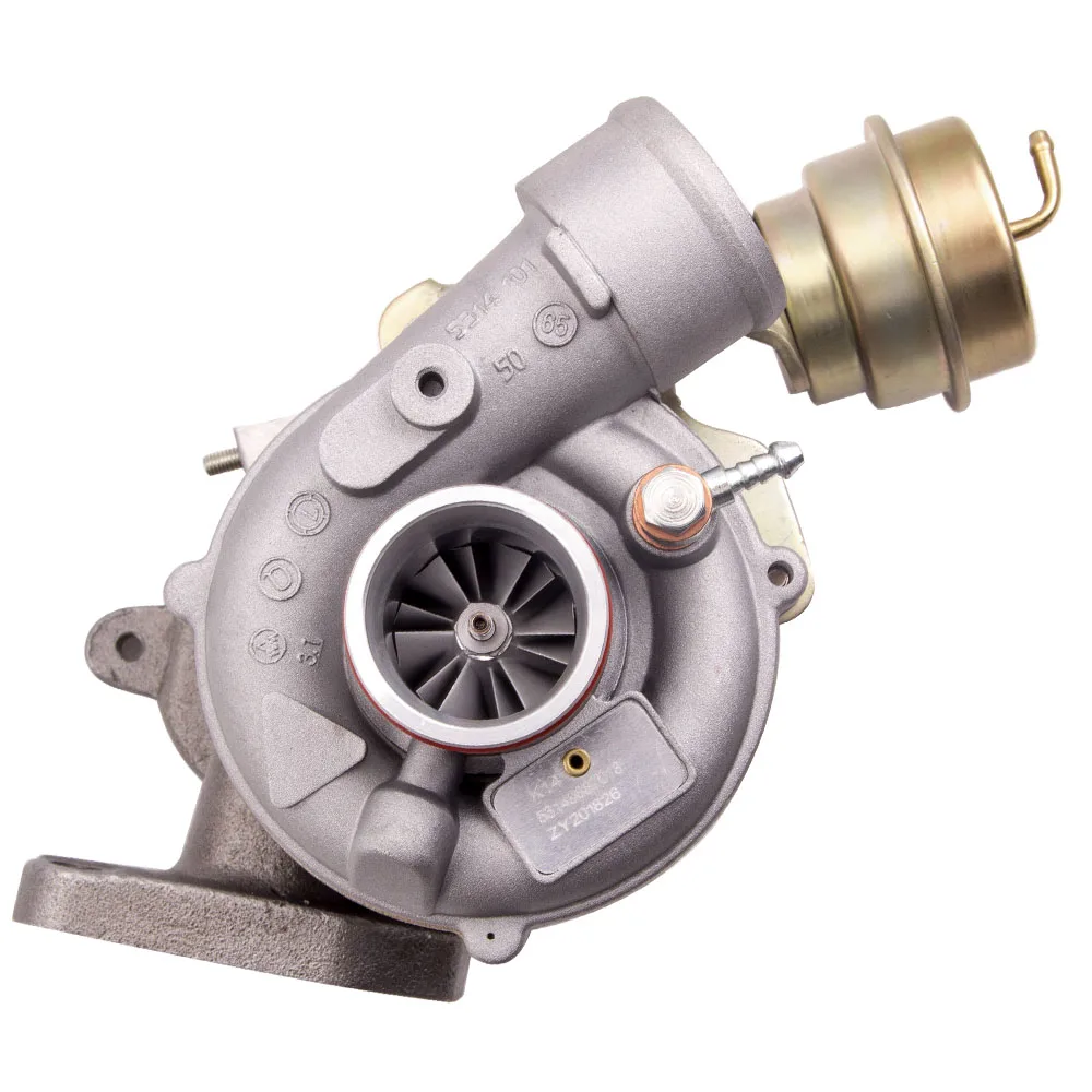 Detalle del turbo K14 montado