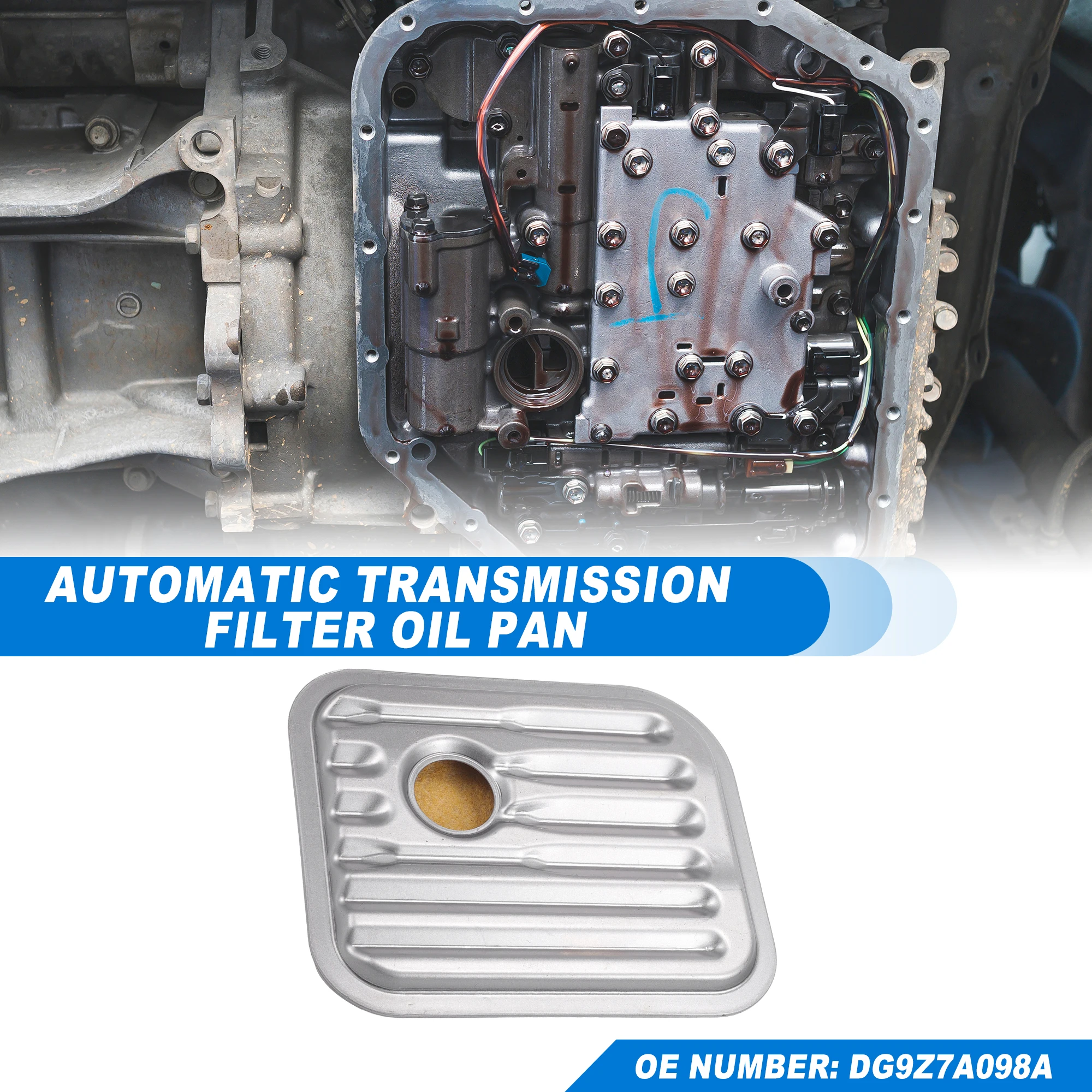Cárter de aceite del filtro UXCELL HF35 para transmisión automática