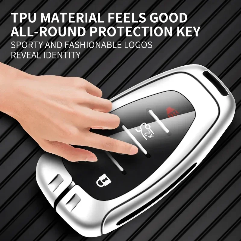 Funda de llave Chevrolet vista lateral