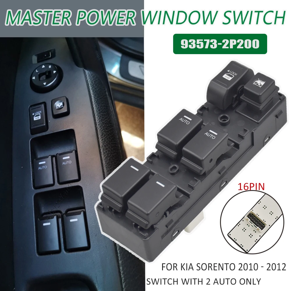 Interruptor de ventanilla eléctrica para KIA Sorento