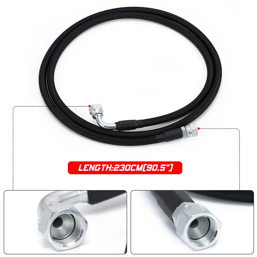 Líneas trenzadas de acero inoxidable 10AN