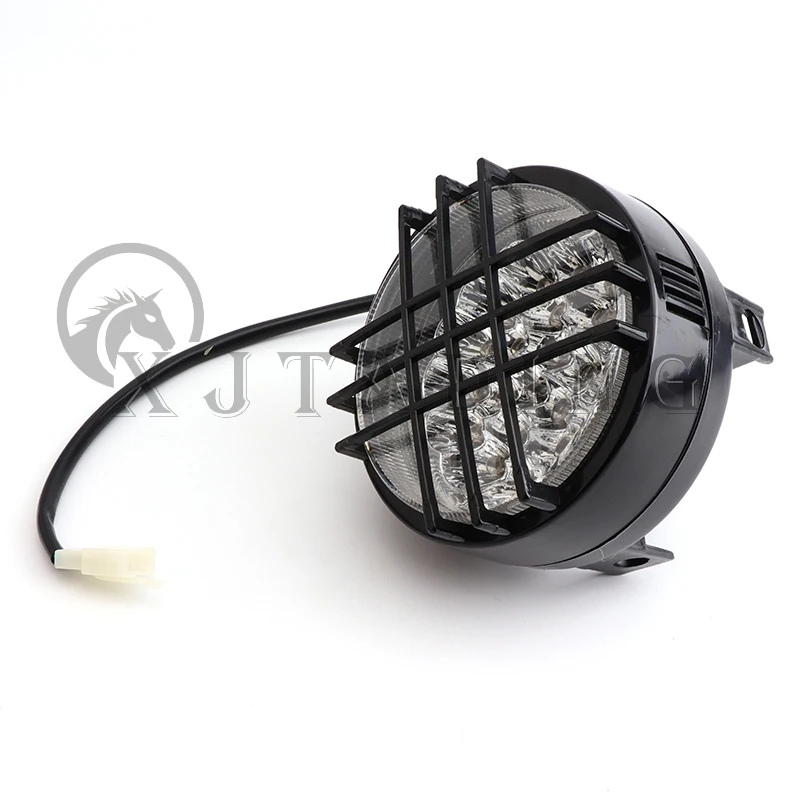 Faro delantero de plástico ABS para scooter