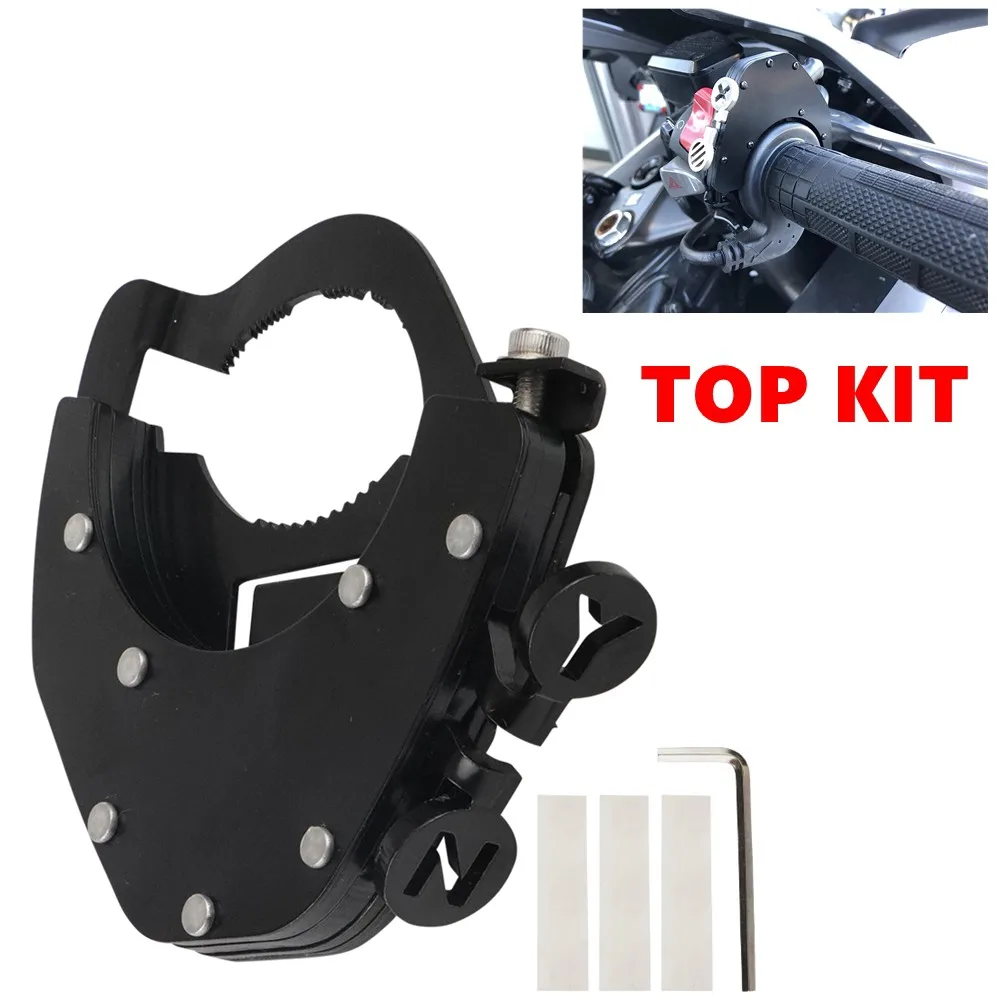 Kit de control de velocidad instalado en manillar