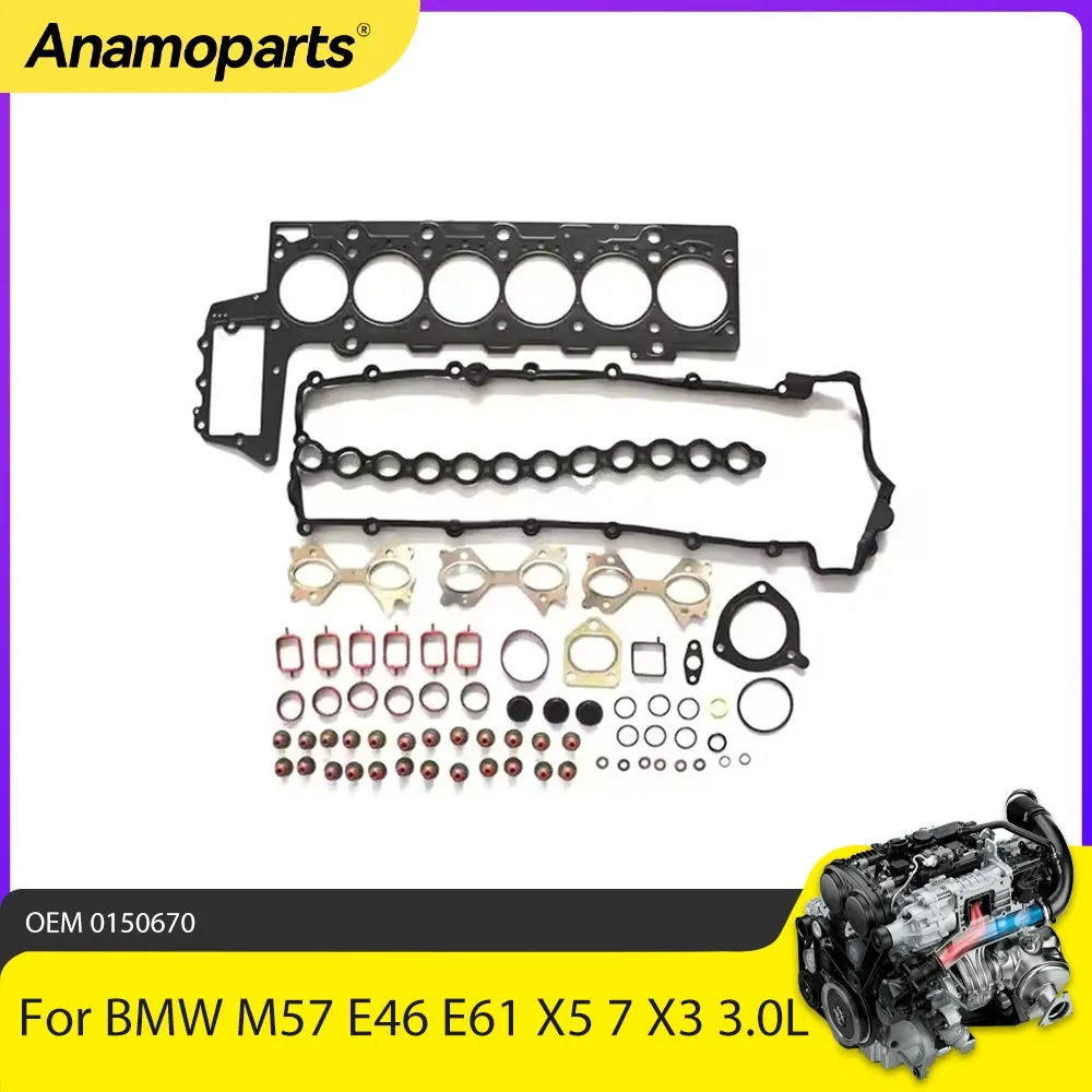 Juego de juntas de culata para BMW M57