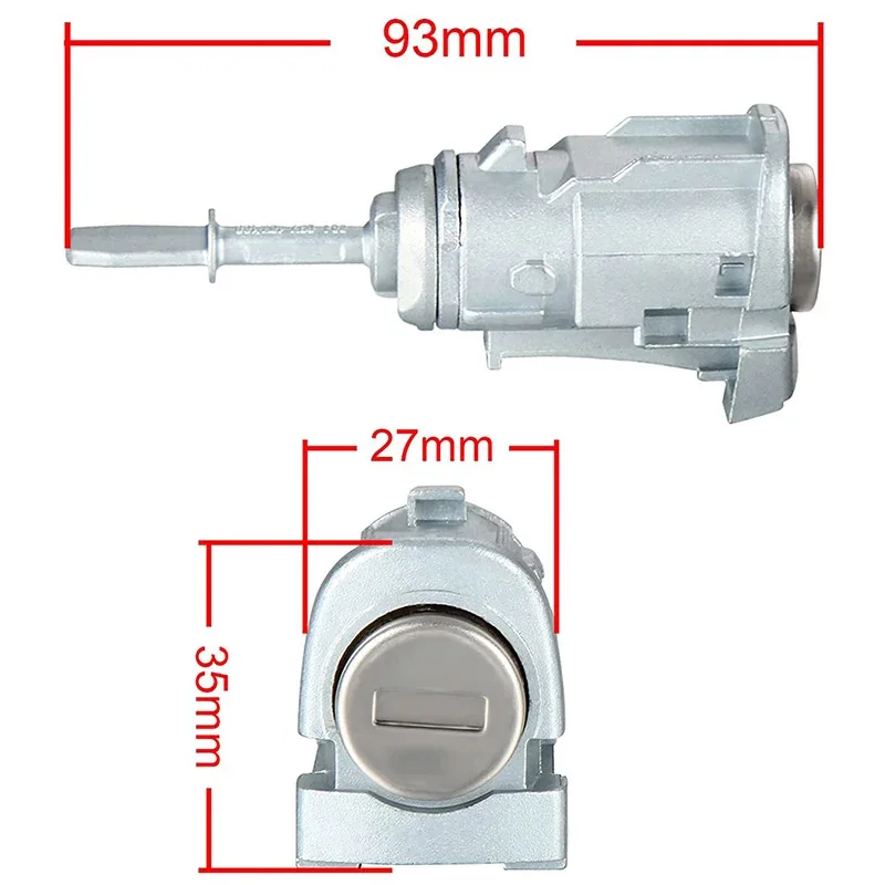Cilindro de cerradura de puerta para VW Golf Bora Skoda