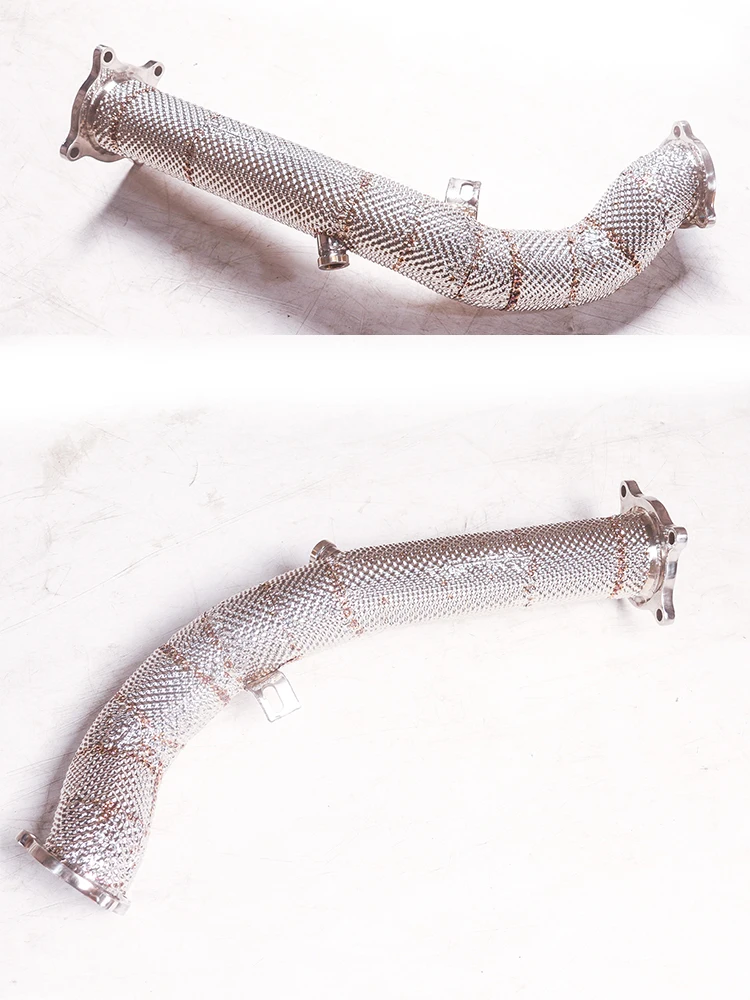 Downpipe sin gato Audi A4 B8 2.0T en acero inoxidable