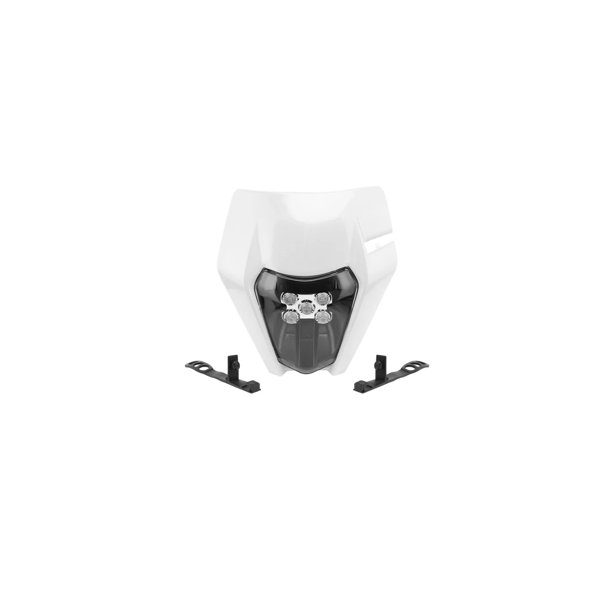 Detalle de la base de montaje del faro LED
