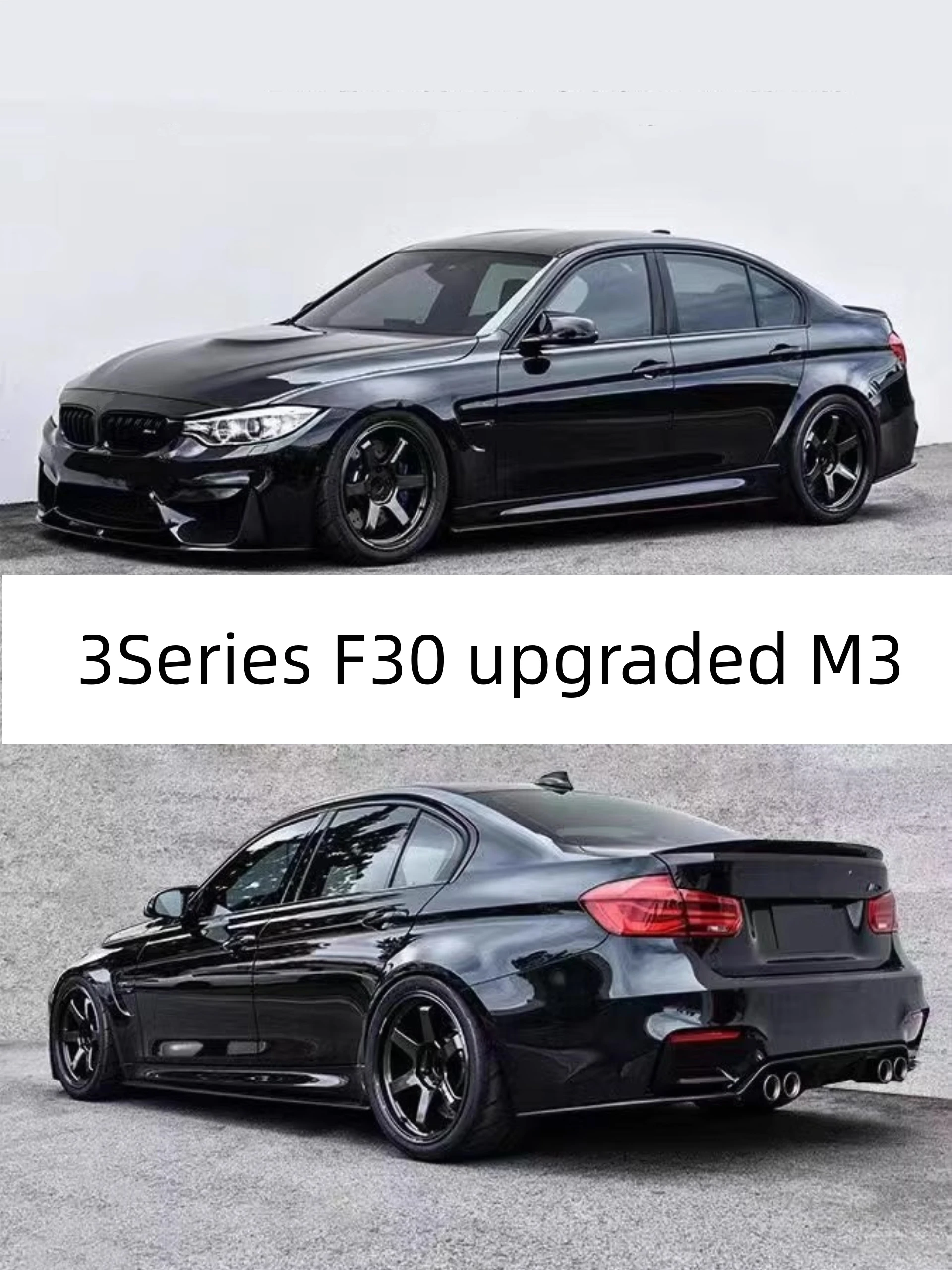 Cubierta del motor para BMW Serie 3 F30 vista frontal