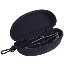 Estuche para gafas de sol PINMOAP, de color negro, resistente y duradero, con soporte para gafas, ligero y protector, ideal para guardar gafas, tanto para hombres como para mujeres, y para uso en exteriores.