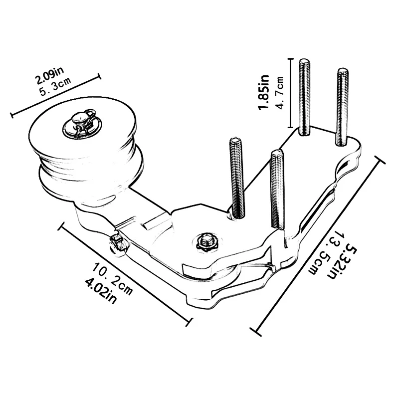 Tensor de cadena universal - montaje