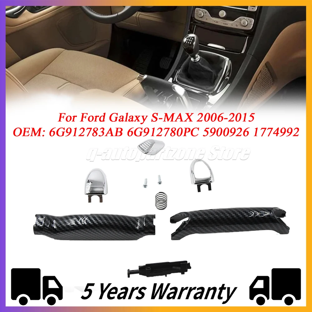 Palanca de freno de mano fibra de carbono para Ford Galaxy