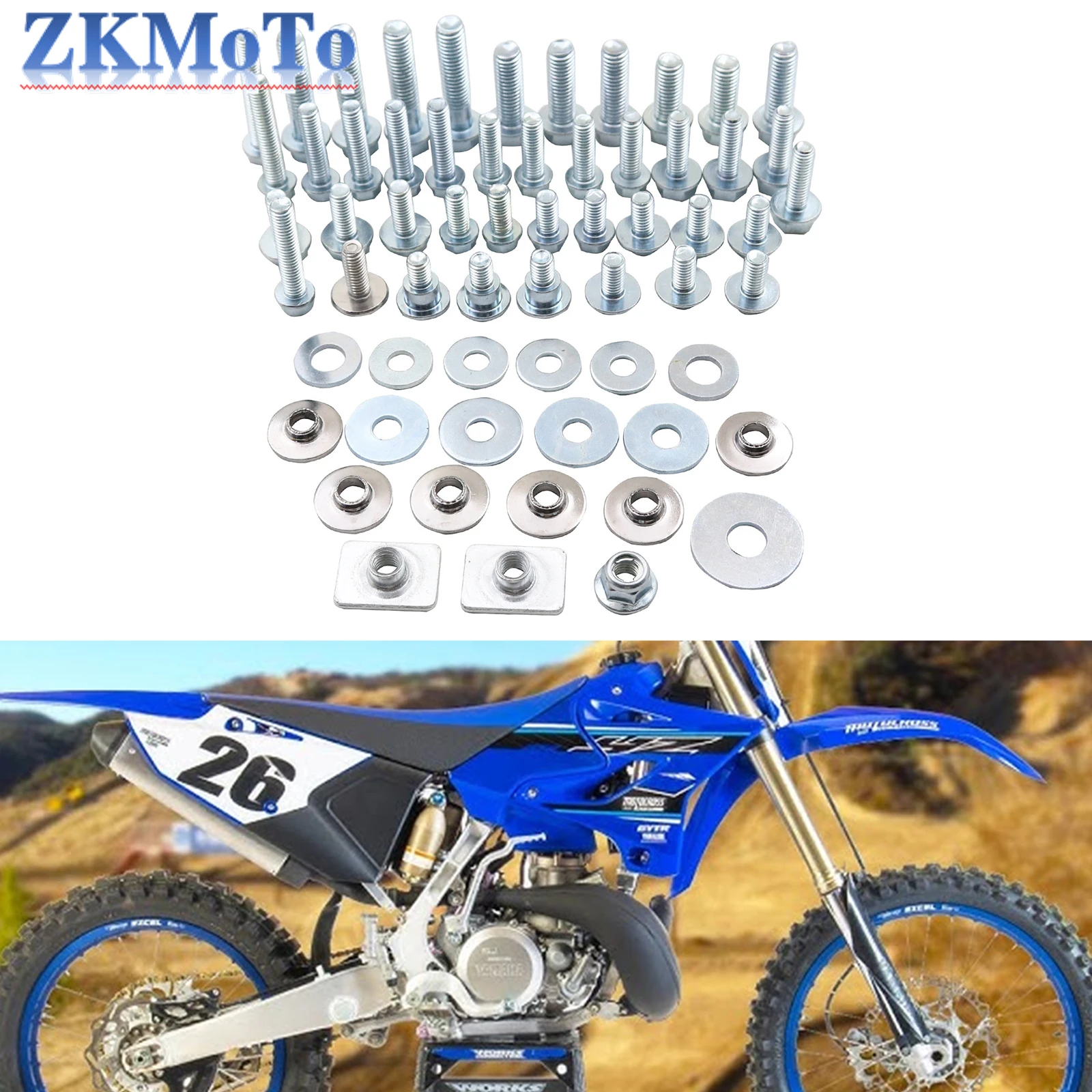 Kit de tornillos de hierro para guardabarros Yamaha
