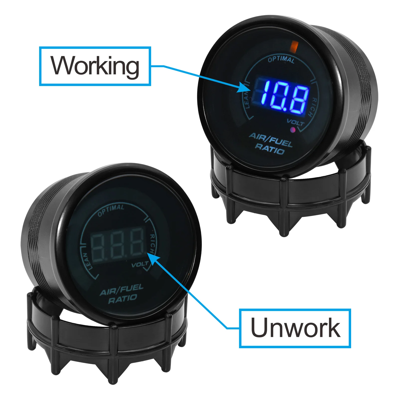 Sensor de oxígeno incluido