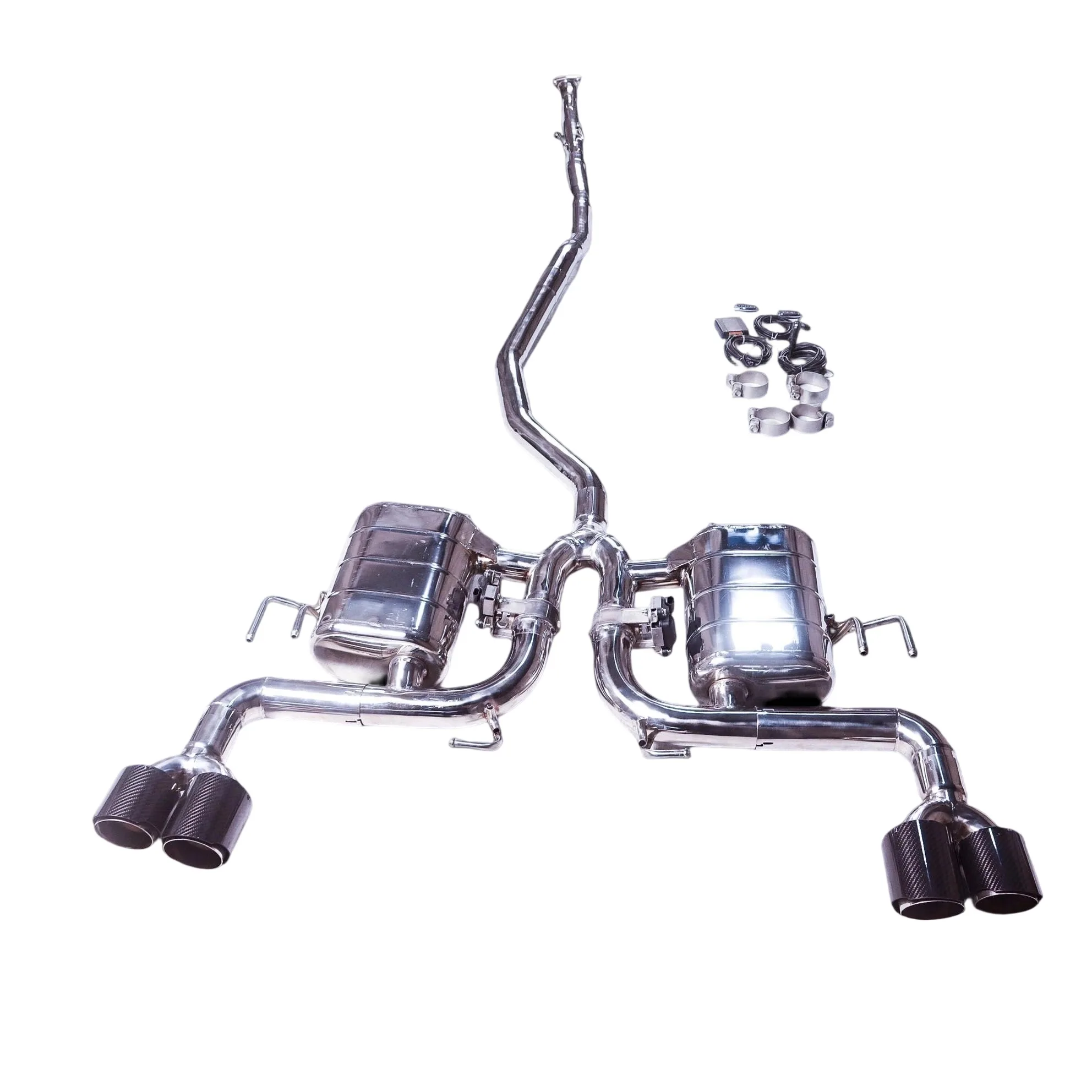 Escape catback cuatro puntas Honda Civic