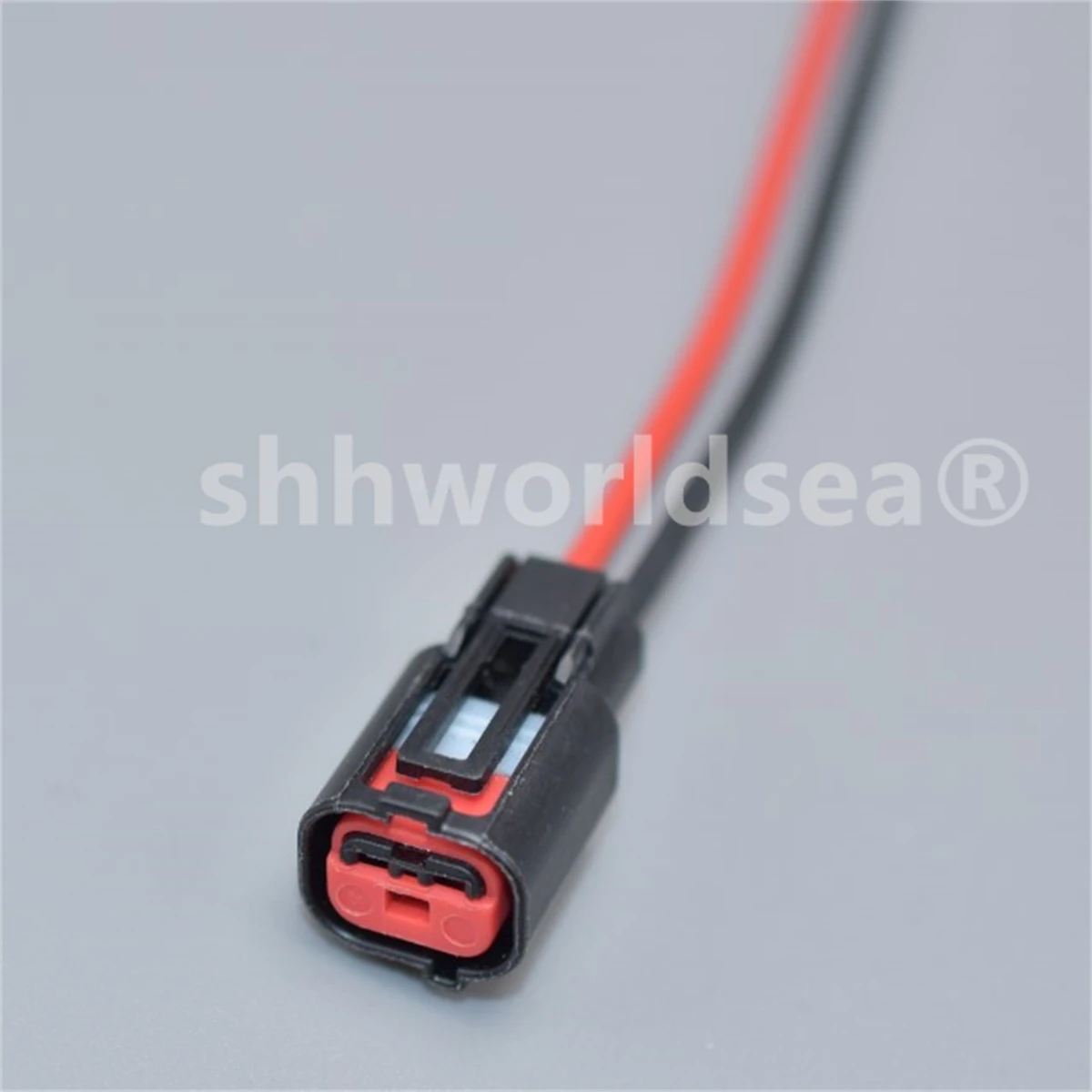 Vista frontal del conector Shhworldsea