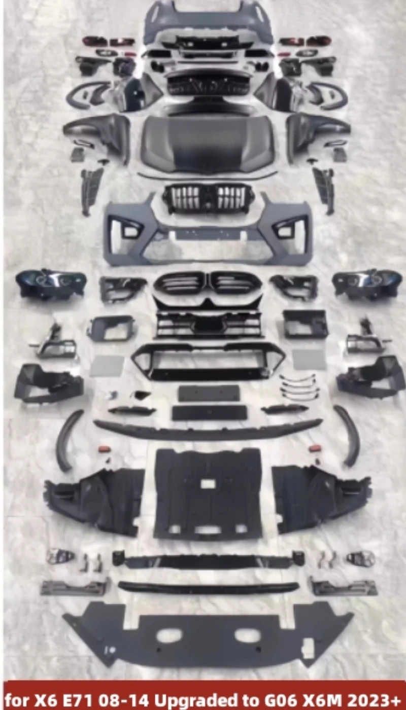 Kit de capó y parachoques delantero para BMW X6 E71