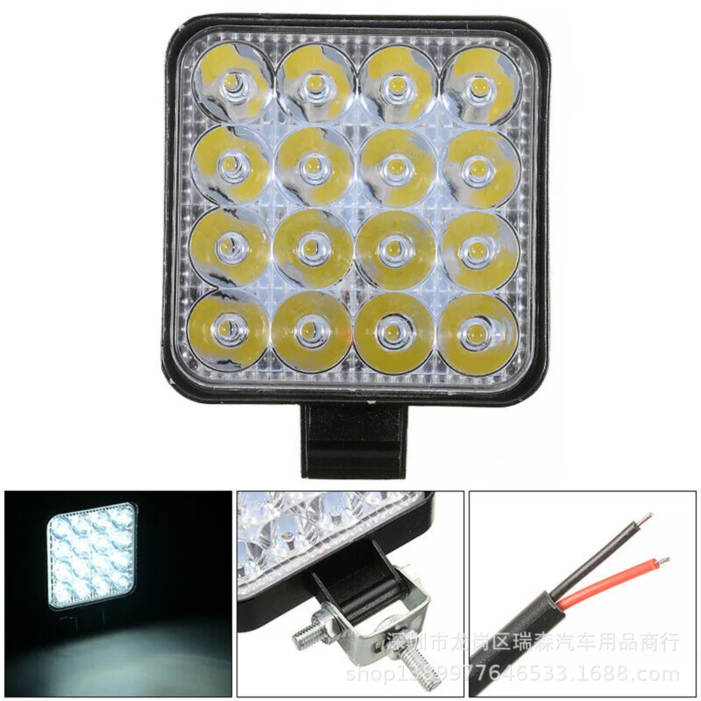 Vista lateral del foco LED