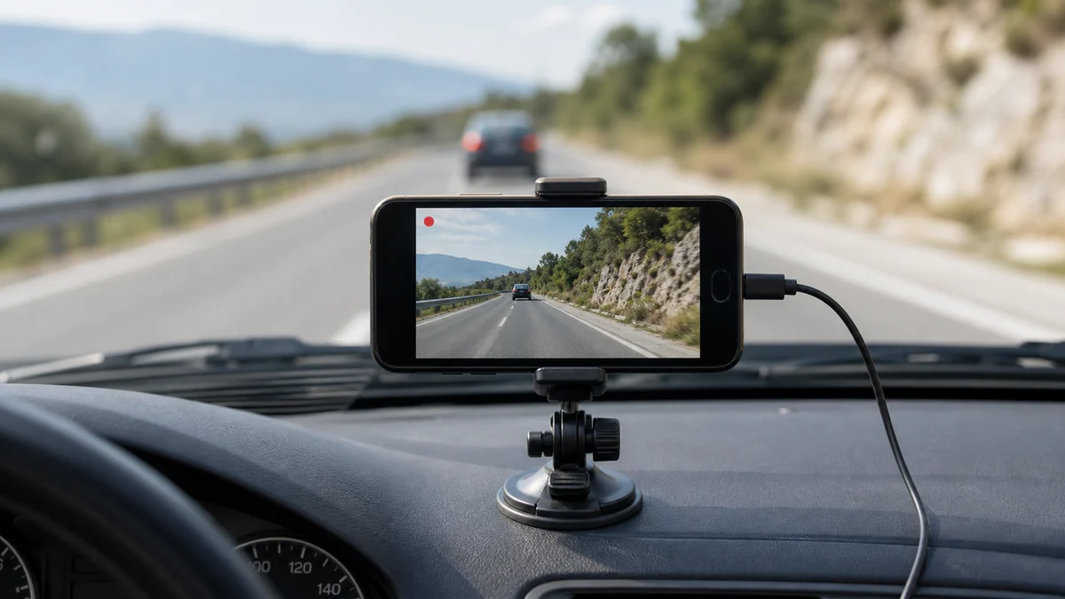 Cómo convertir tu viejo móvil en una dash cam para el salpicadero