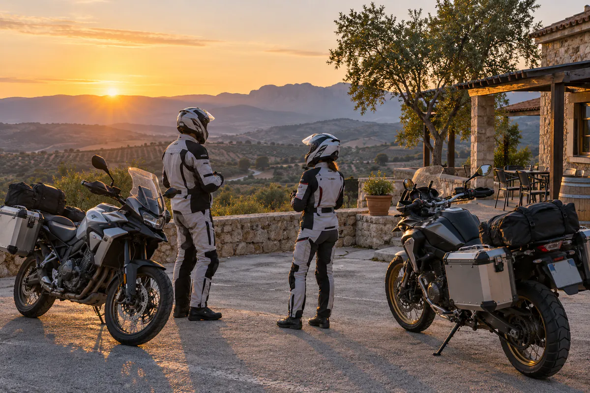 Consejos para viajar en moto en verano sin sufrir el calor