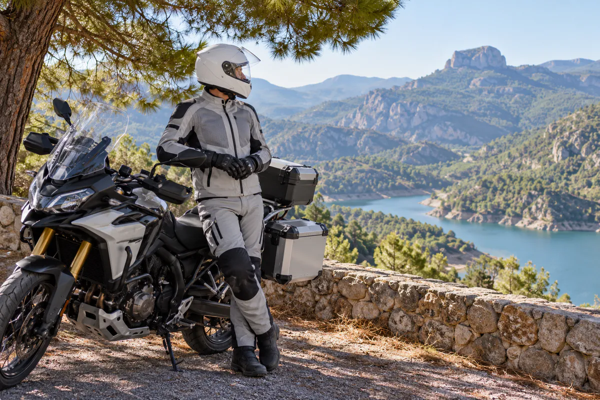 Equipamiento para montar en moto en verano: protección y ventilación