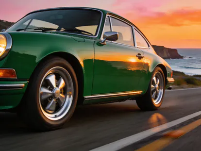Porsche 911 original de los años 60 en color clásico.